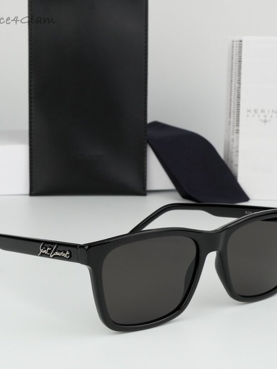 Saint Laurent Women Sunglasses Black Square SL318 001 NEW AUTHENTIC main image 9